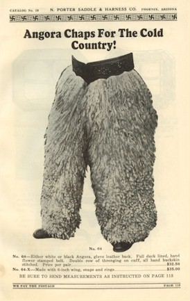 cowboy angora chaps