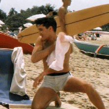 elvis shirtless GIF 250