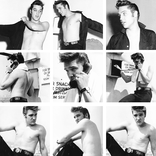 elvis shirtless