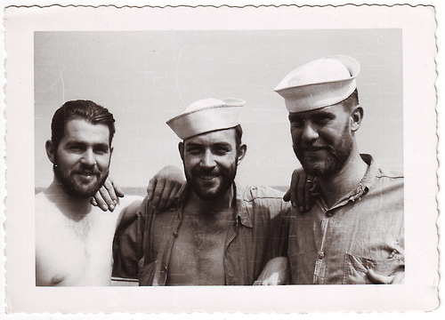 WWII sailors together 323