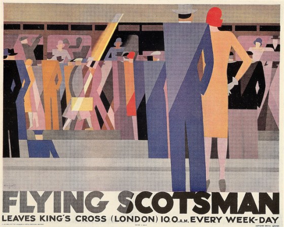"Flying Scotsman" poster by Leo Marfurt for the London & North Eastern Railway, 1928