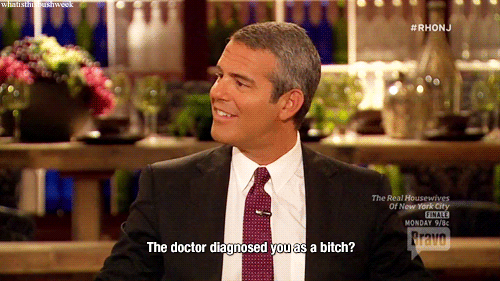 andy cohen bitch diagnosis