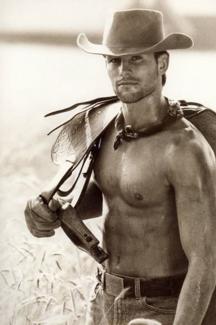 cowboy shirtless 0500