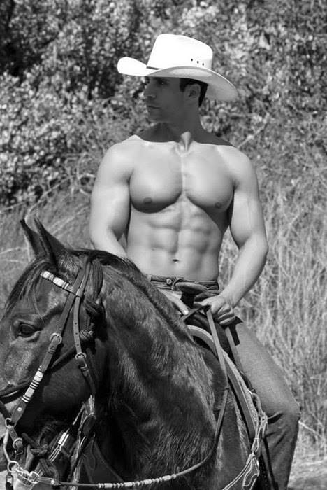 cowboy shirtless 500