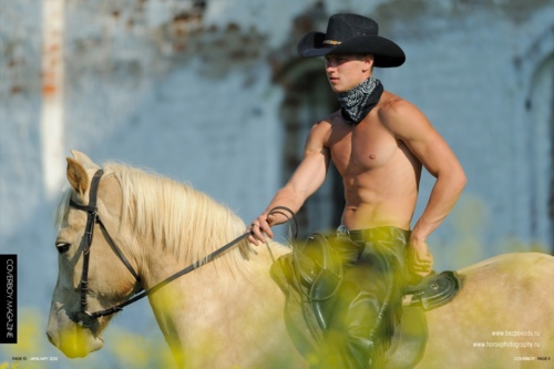 cowboy shirtless 6508