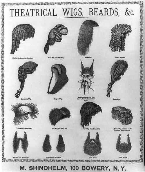 theatrical wigs