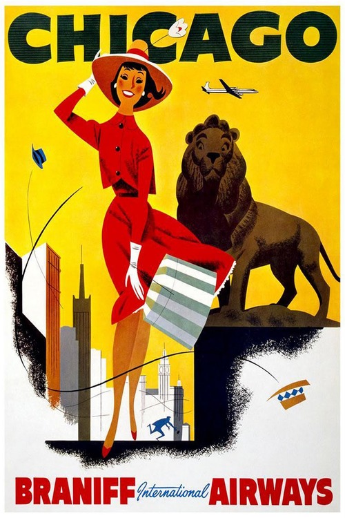AIR TRAVEL POSTER 414