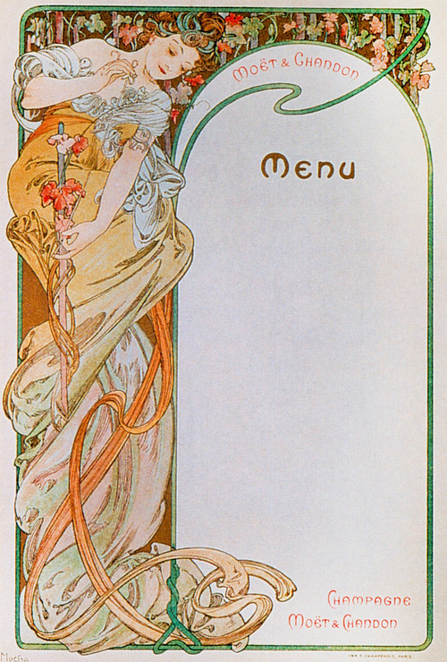 ALPHONSE MUCHA MOET 500