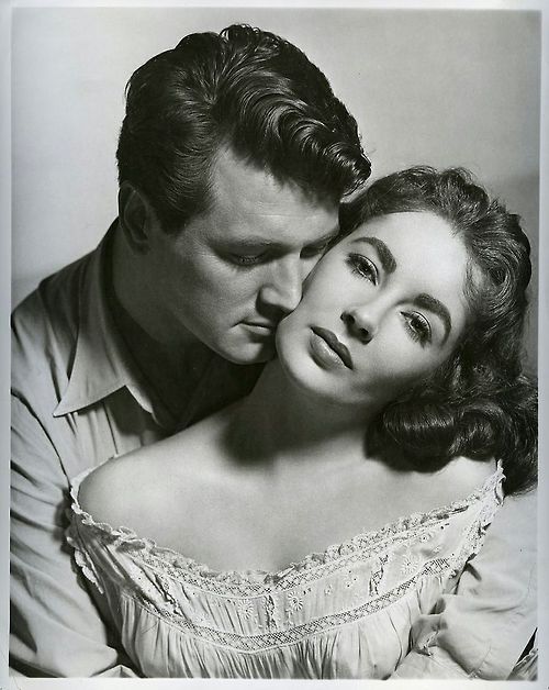 rock hudson liz taylor bw