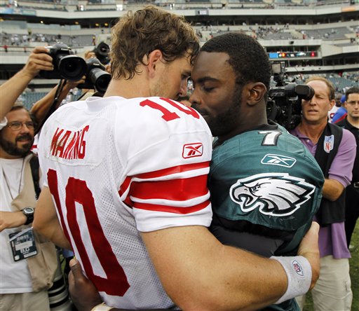 Michael Vick, Eli Manning