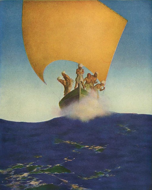 maxfield parish arabian tales 502