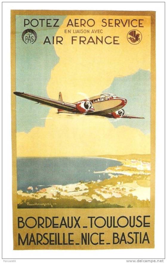 air plane air france 30s