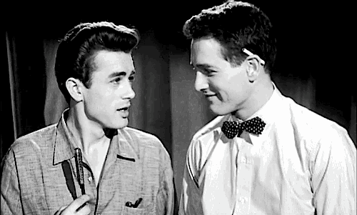 JAMES DEAN AND PAUL NEWMAN GIF 5