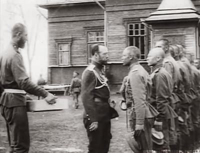 nicholas ii kissing the troops