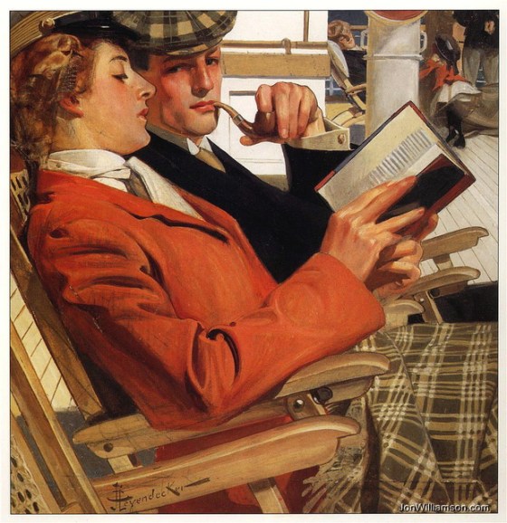 ship deck leyendecker