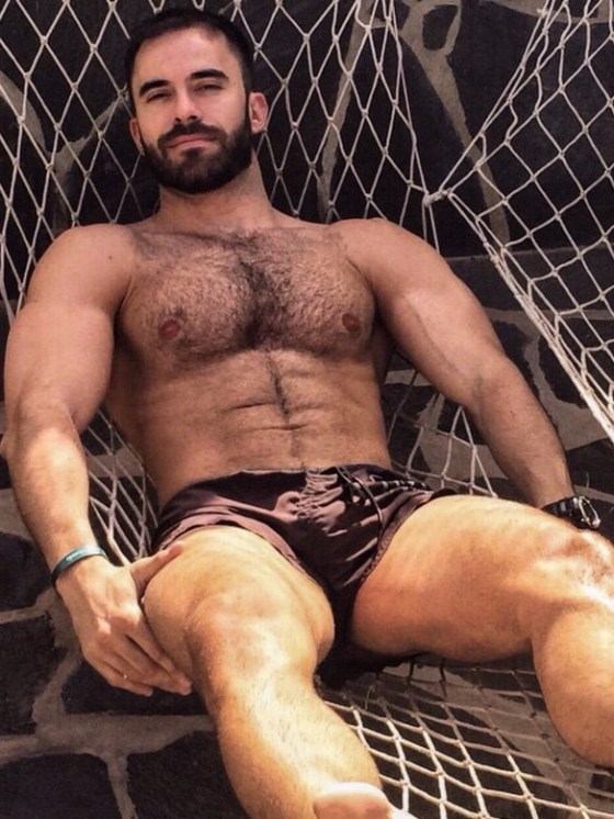 beard shirtless 244