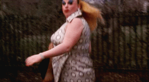divine strutting GIF