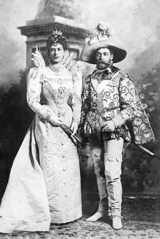 george and mary 1897 costume ball