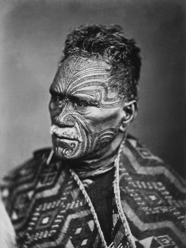 MAORI FACE MARKINGS