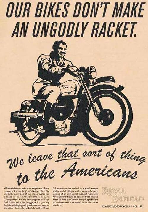 motorcycle noisy americans