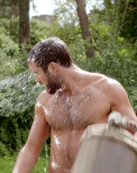 beard wet GIF