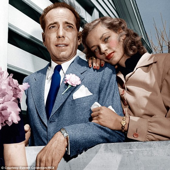 Bogart Bacall Colour