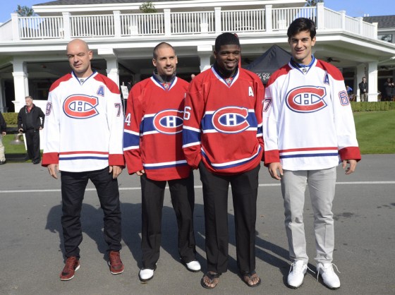 Andrei Markov, Tomas Plekanec, P.K. Subban, Max Pacioretty