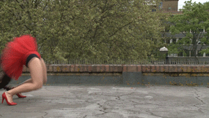 SILLY WALK GIF