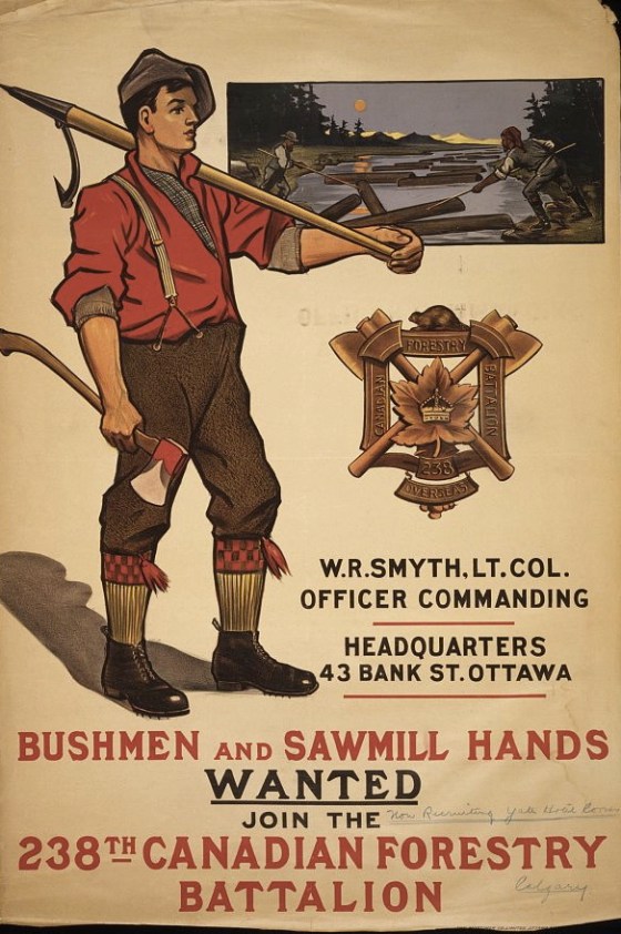 wwi canada bushmen
