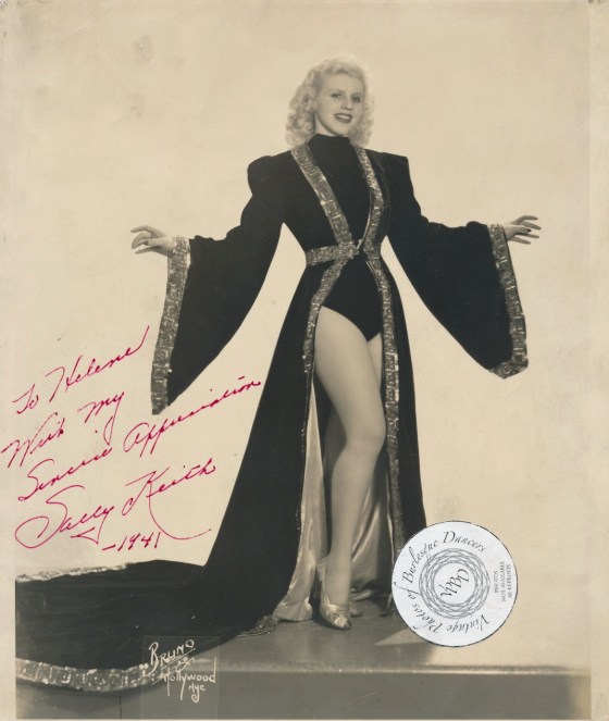 burlesque sally keith boston 1941
