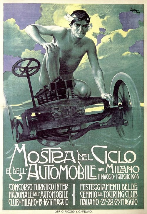 italian poster auto
