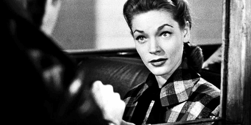 lauren bacall plaid GIF 500