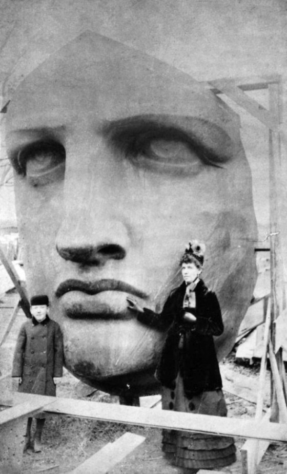 statue of liberty face