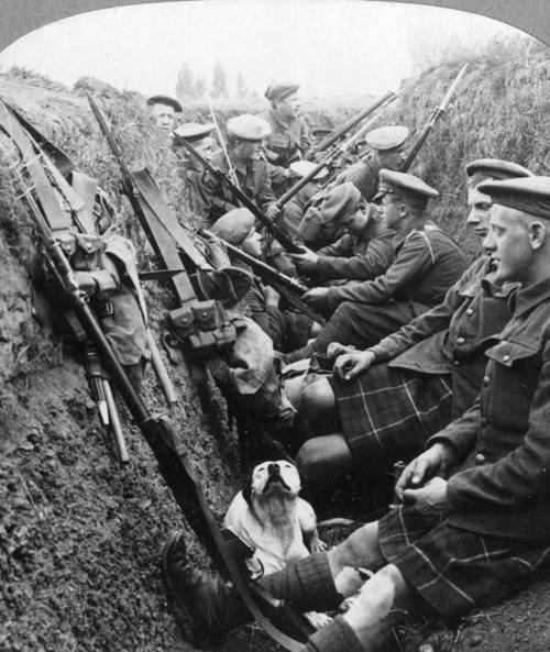 WWI Scottish soldiers