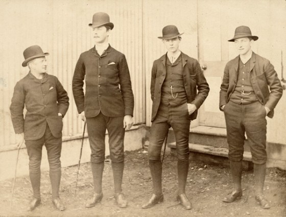 4 men new zealand 1800s