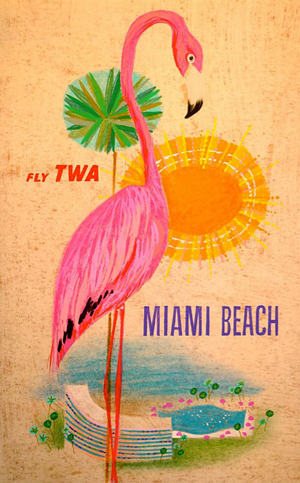 airplane twa miami beach