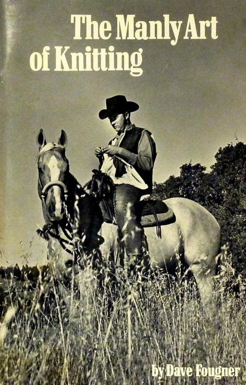 cowboy knitting manly