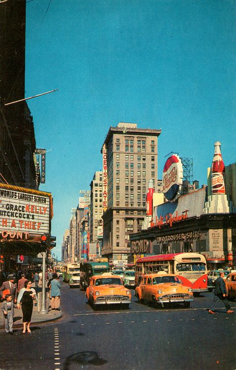 NYC times square mid 50s