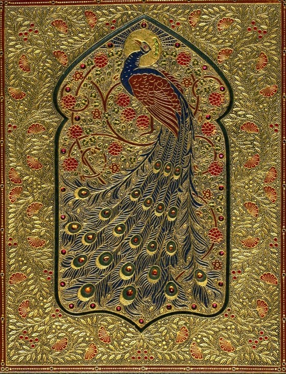 peacock omar khayyam 1868