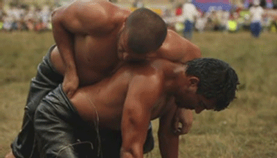 turkish oil wrestlers GIF 24