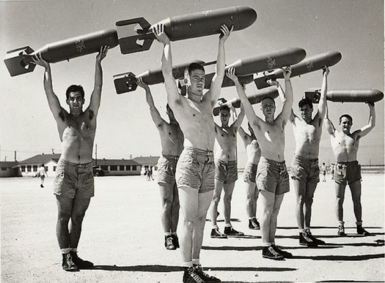 WWII bomb excercises