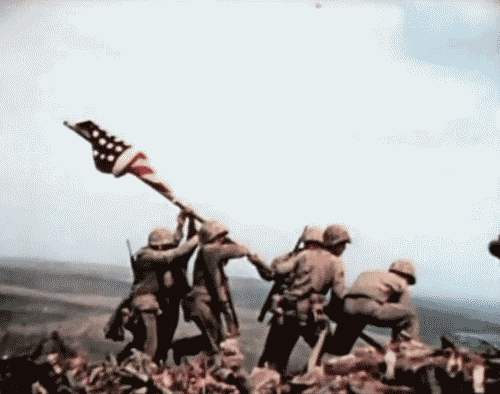WWII Iwo Jima GIF