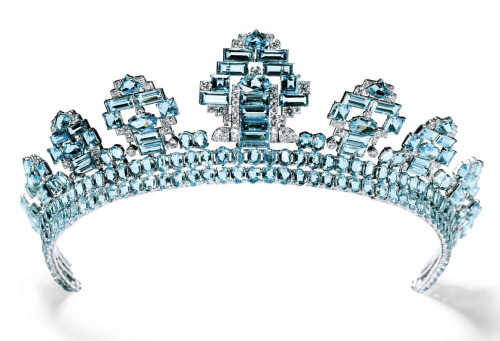 aquamarine tiara