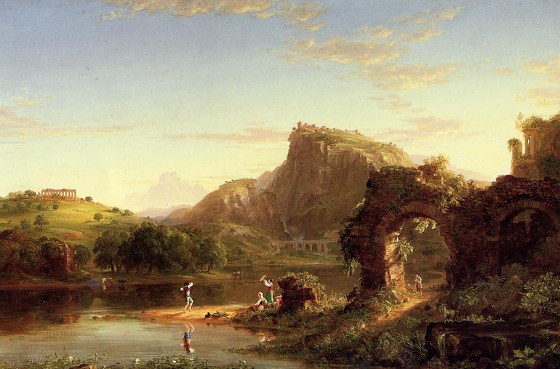 Italian Sunset Thomas Cole