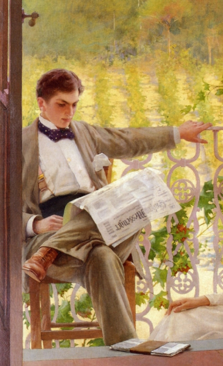 An Afternoon on the Porch (c.1895), Vittorio Matteo Corcos