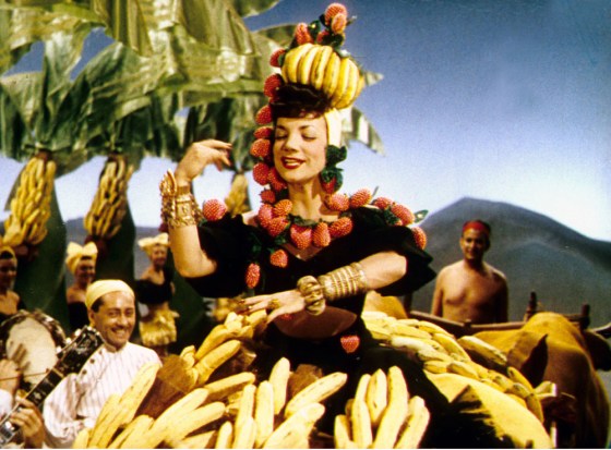 Carmen MIranda in THE GANG'S ALL HERE (1943), directed by Busby Berkeley.