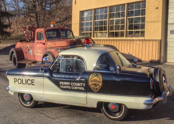police car 50s nash