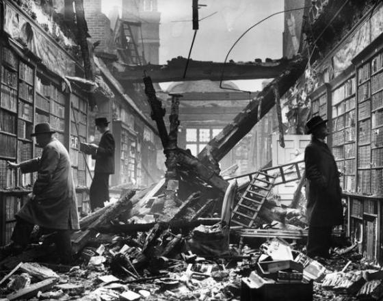 WWII london library BLITZ