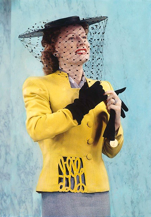 Irene Dunne photographed by Harry Warnecke for the New York Daily News, July 1944