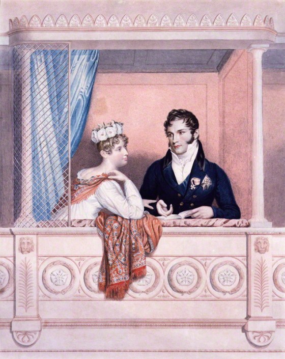 by William Thomas Fry, after  George Dawe, coloured engraving, (1817)